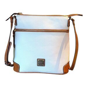 Dooney & Bourke Pebbled Leather Crossbody White